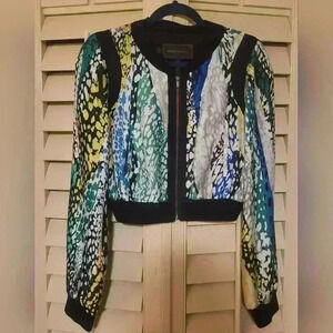 Colorful Cropped Jacket by BCBG MaxAzria